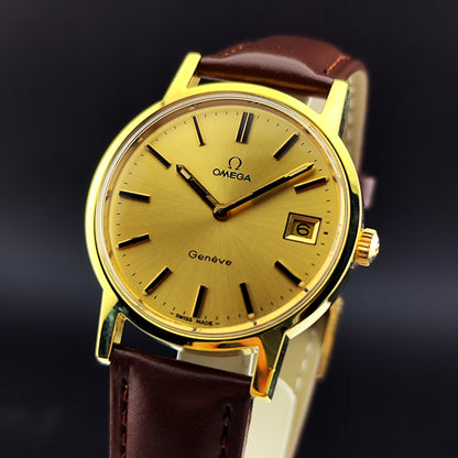 OMEGA Genéve Gold 1974 Fullset Box and Papers [REF. 136.0104]