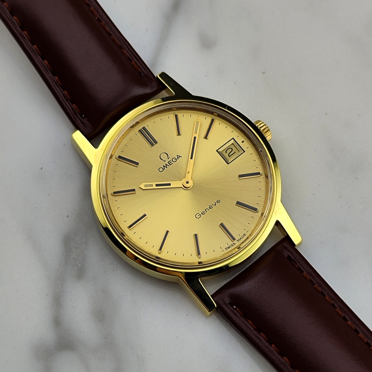 OMEGA Genéve Gold 1974 Fullset Box and Papers [REF. 136.0104]
