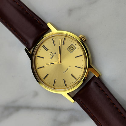 OMEGA Genéve Gold 1974 Fullset Box and Papers [REF. 136.0104]