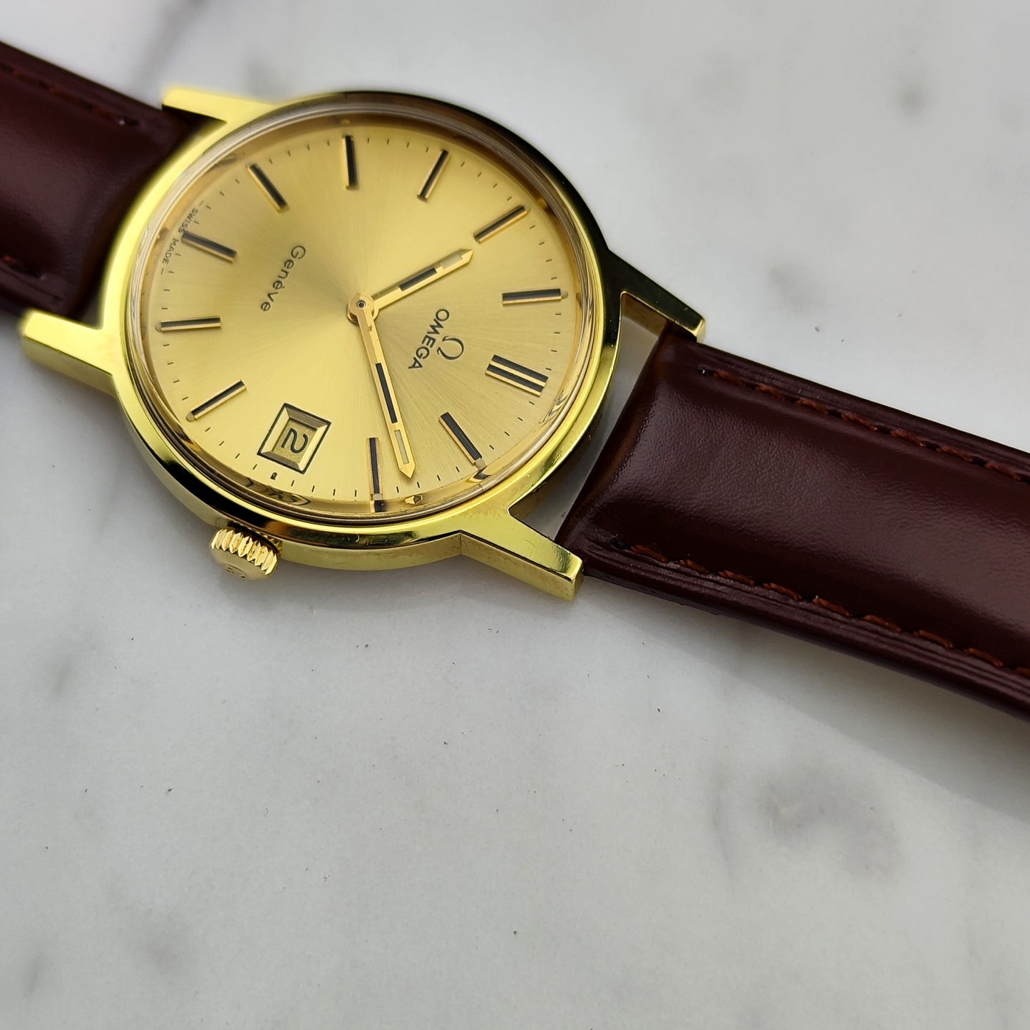 OMEGA Genéve Gold 1974 Fullset Box and Papers [REF. 136.0104]
