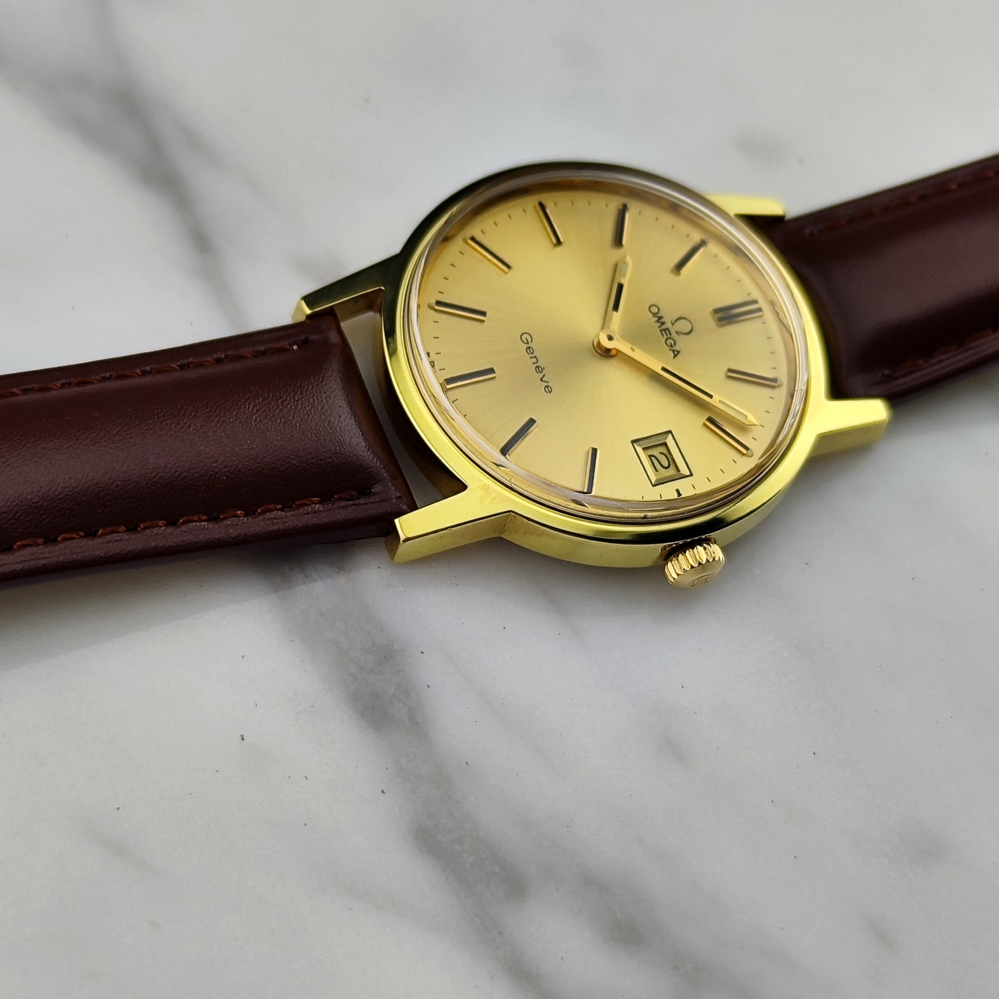 OMEGA Genéve Gold 1974 Fullset Box and Papers [REF. 136.0104]