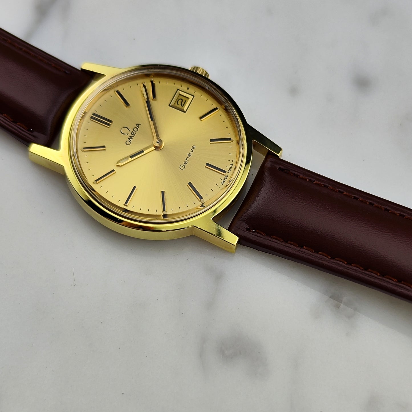OMEGA Genéve Gold 1974 Fullset Box and Papers [REF. 136.0104]