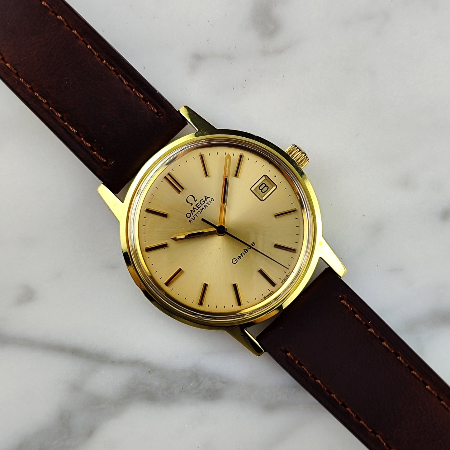 OMEGA Genéve Gold Automatic 1972 Serviced 06/2026 [REF. 166.0163]