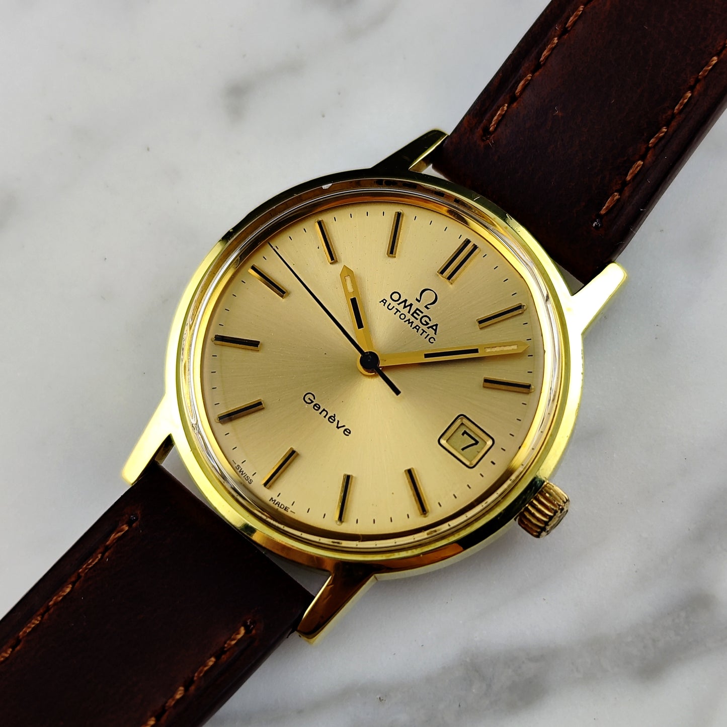 OMEGA Genéve Gold Automatic 1972 Serviced 06/2026 [REF. 166.0163]