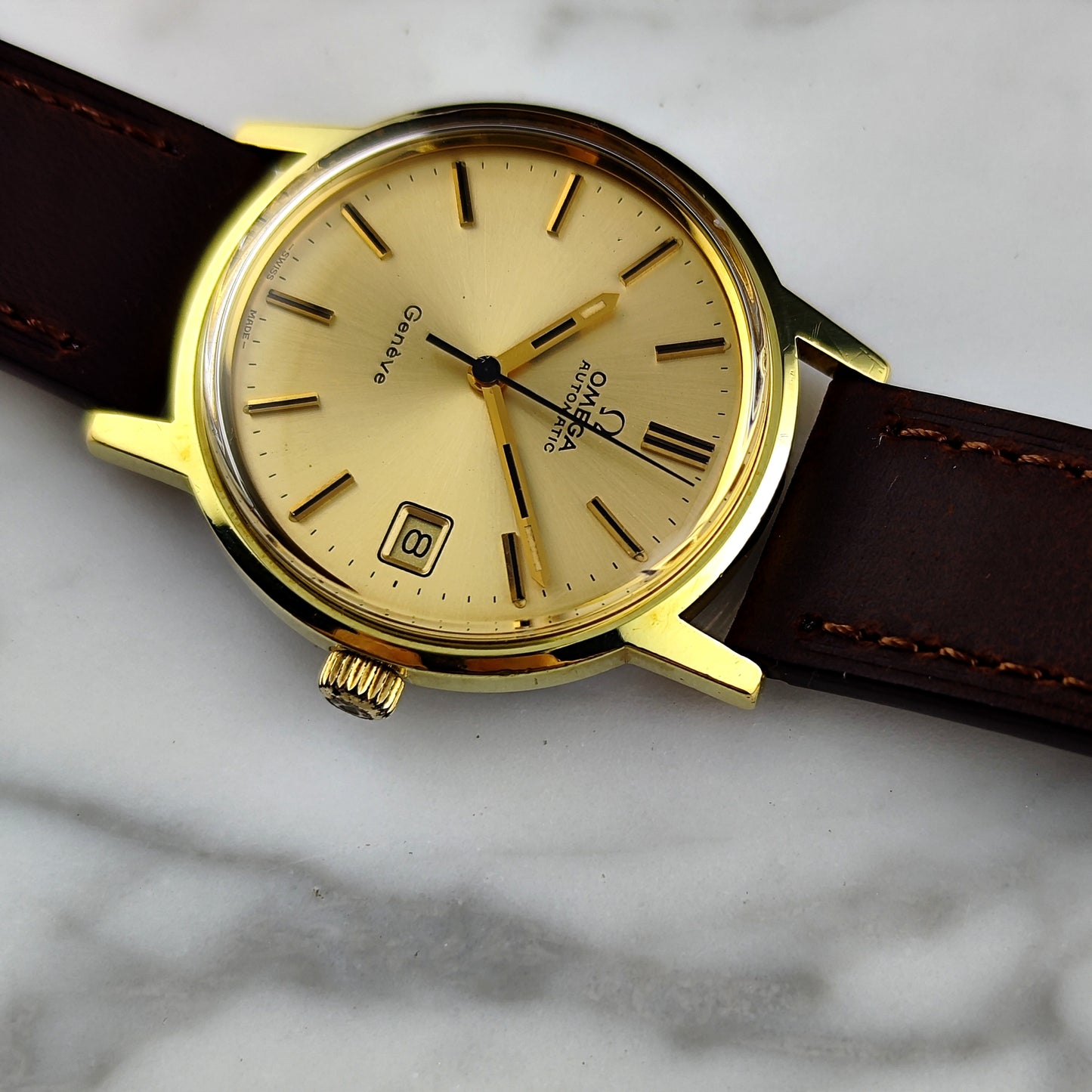 OMEGA Genéve Gold Automatic 1972 Serviced 06/2026 [REF. 166.0163]
