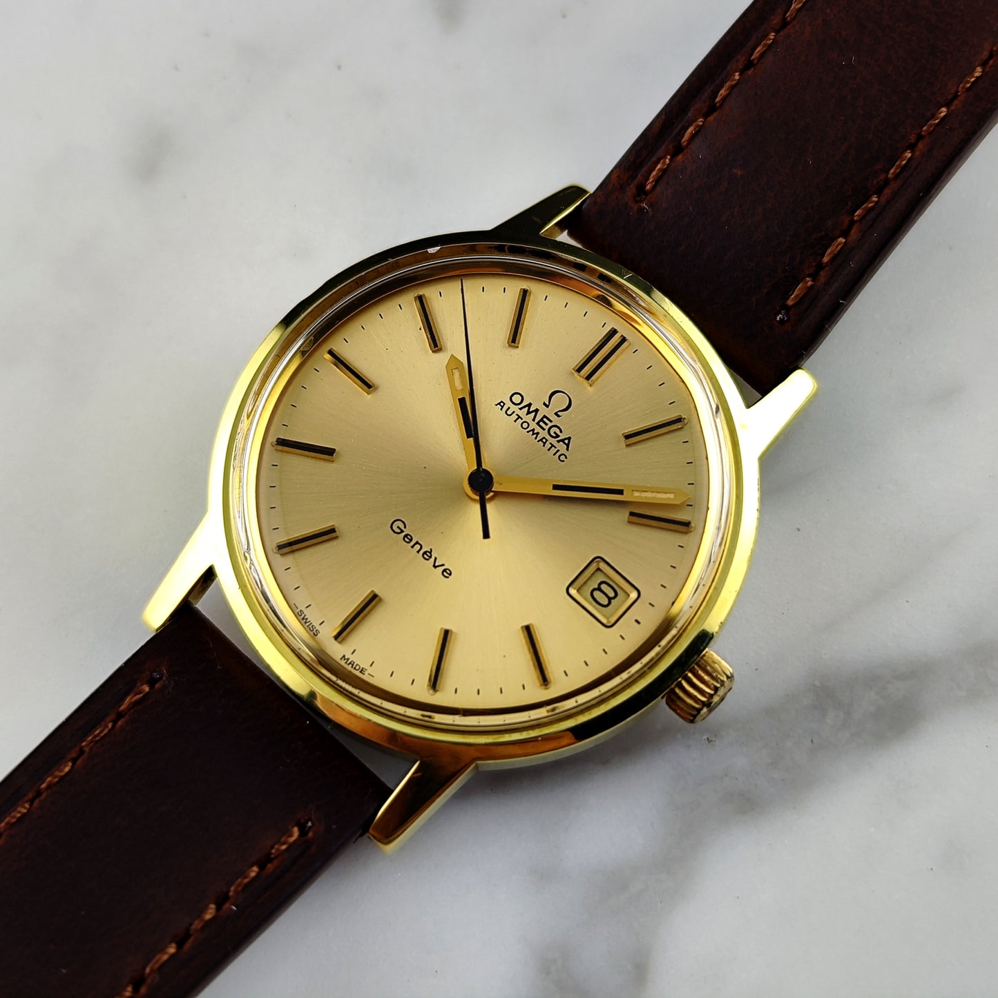 OMEGA Genéve Gold Automatic 1972 Serviced 06/2026 [REF. 166.0163]