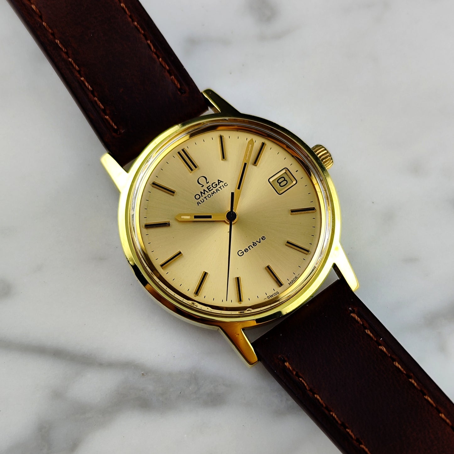 OMEGA Genéve Gold Automatic 1972 Serviced 06/2026 [REF. 166.0163]