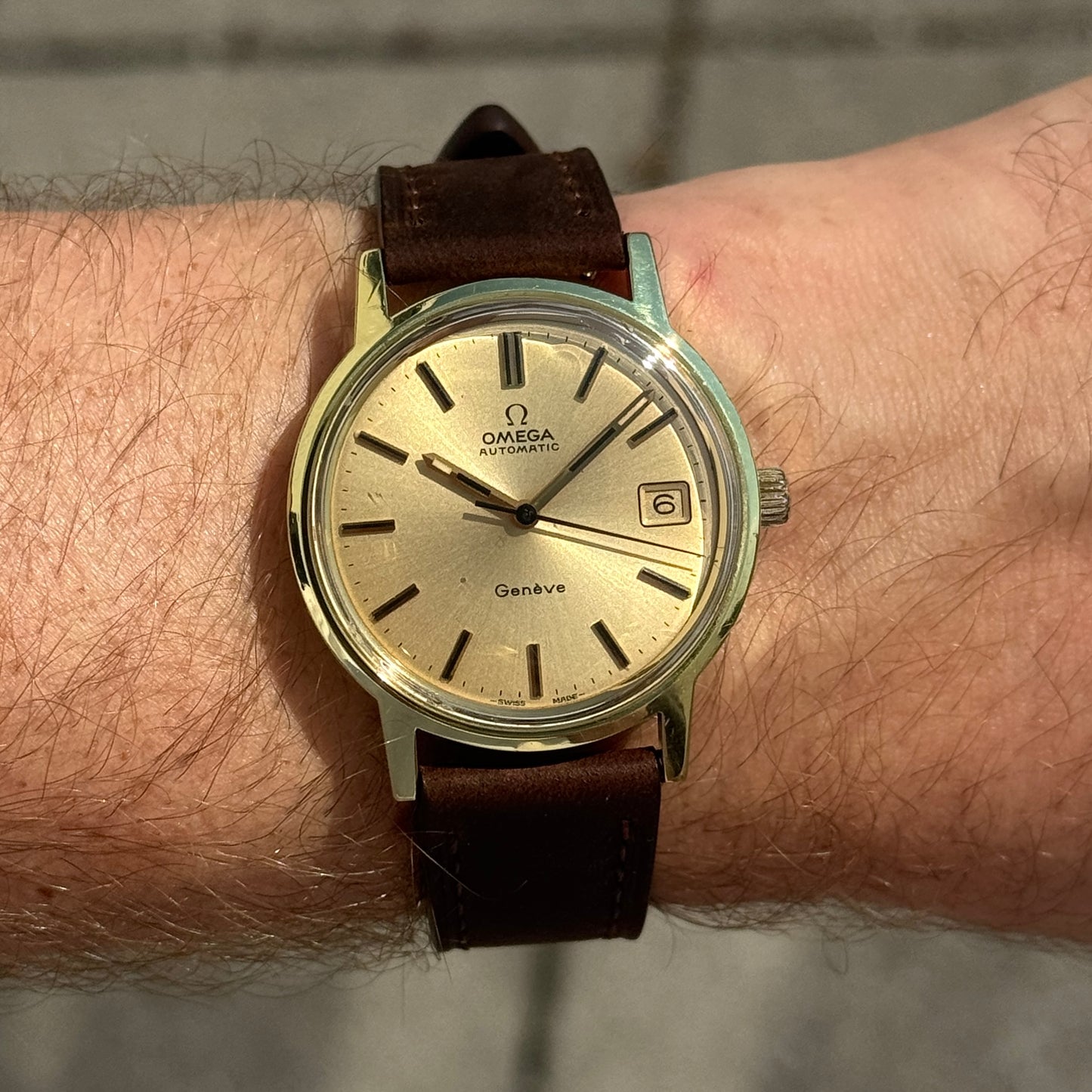 OMEGA Genéve Gold Automatic 1972 Serviced 06/2026 [REF. 166.0163]