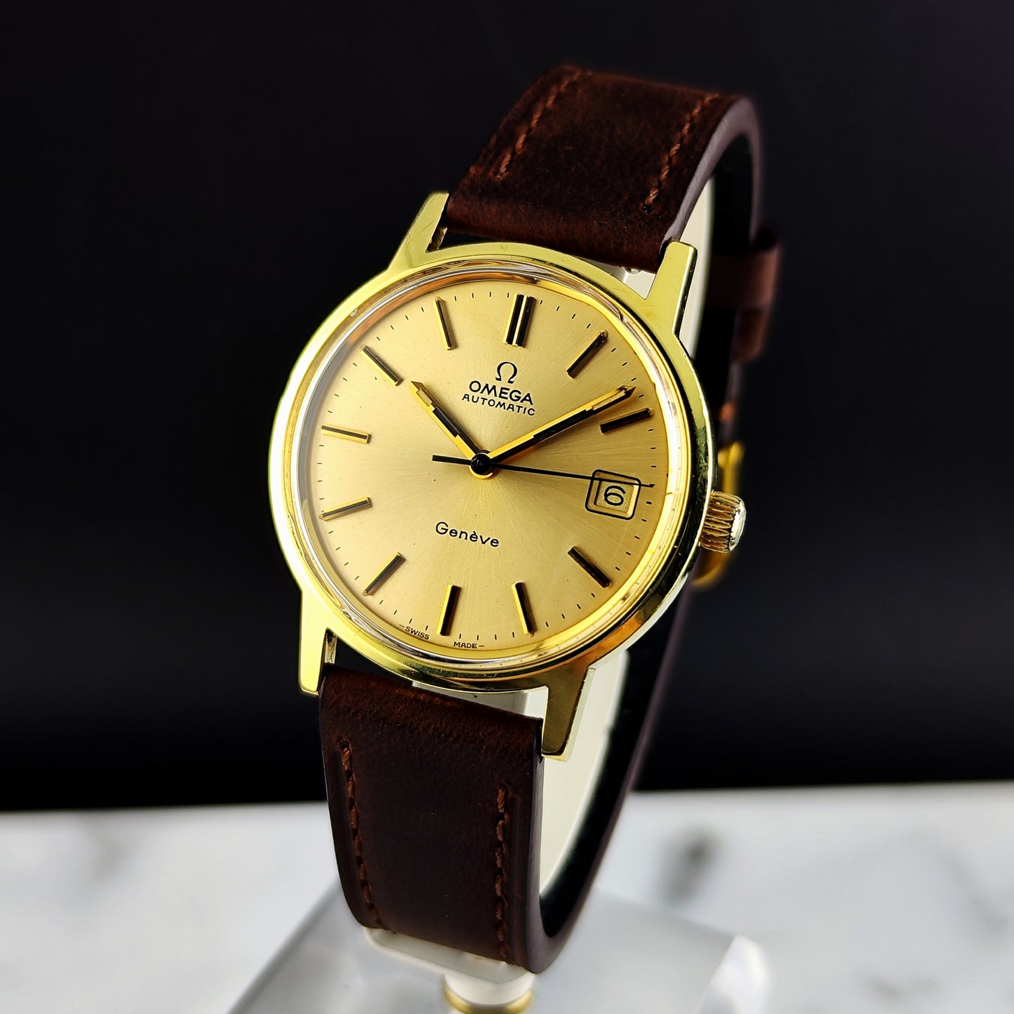 OMEGA Genéve Gold Automatic 1972 Serviced 06/2026 [REF. 166.0163]