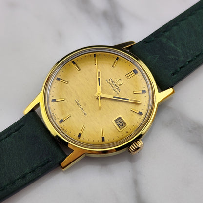 OMEGA Genéve Gold Automatic Rare Mosaic Dial Serviced [REF. 166.070]