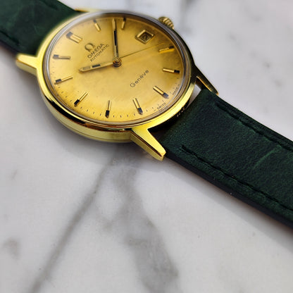 OMEGA Genéve Gold Automatic Rare Mosaic Dial Serviced [REF. 166.070]