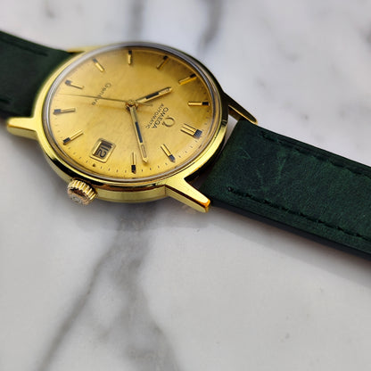 OMEGA Genéve Gold Automatic Rare Mosaic Dial Serviced [REF. 166.070]