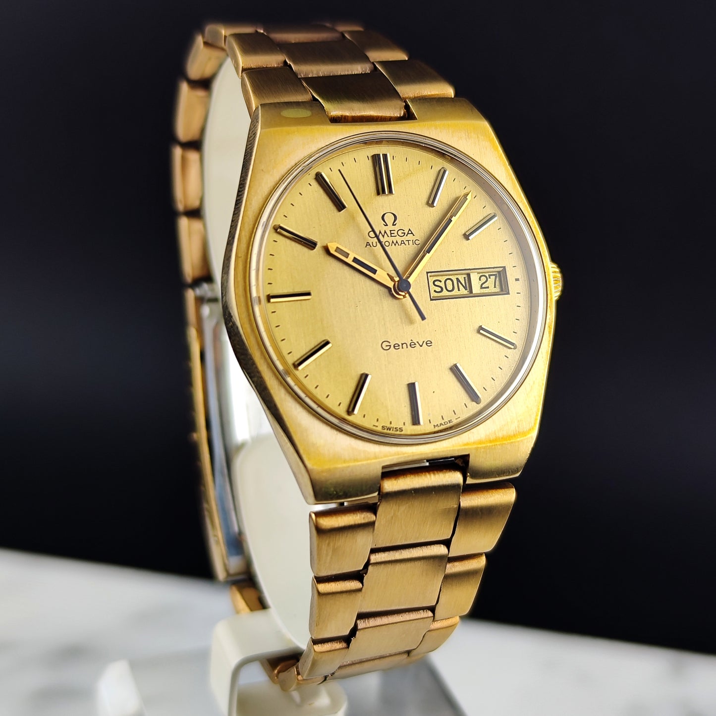 OMEGA Genéve Gold Day-Date Bracelet 1972 Serviced 03/2026 [REF. 166.0125]