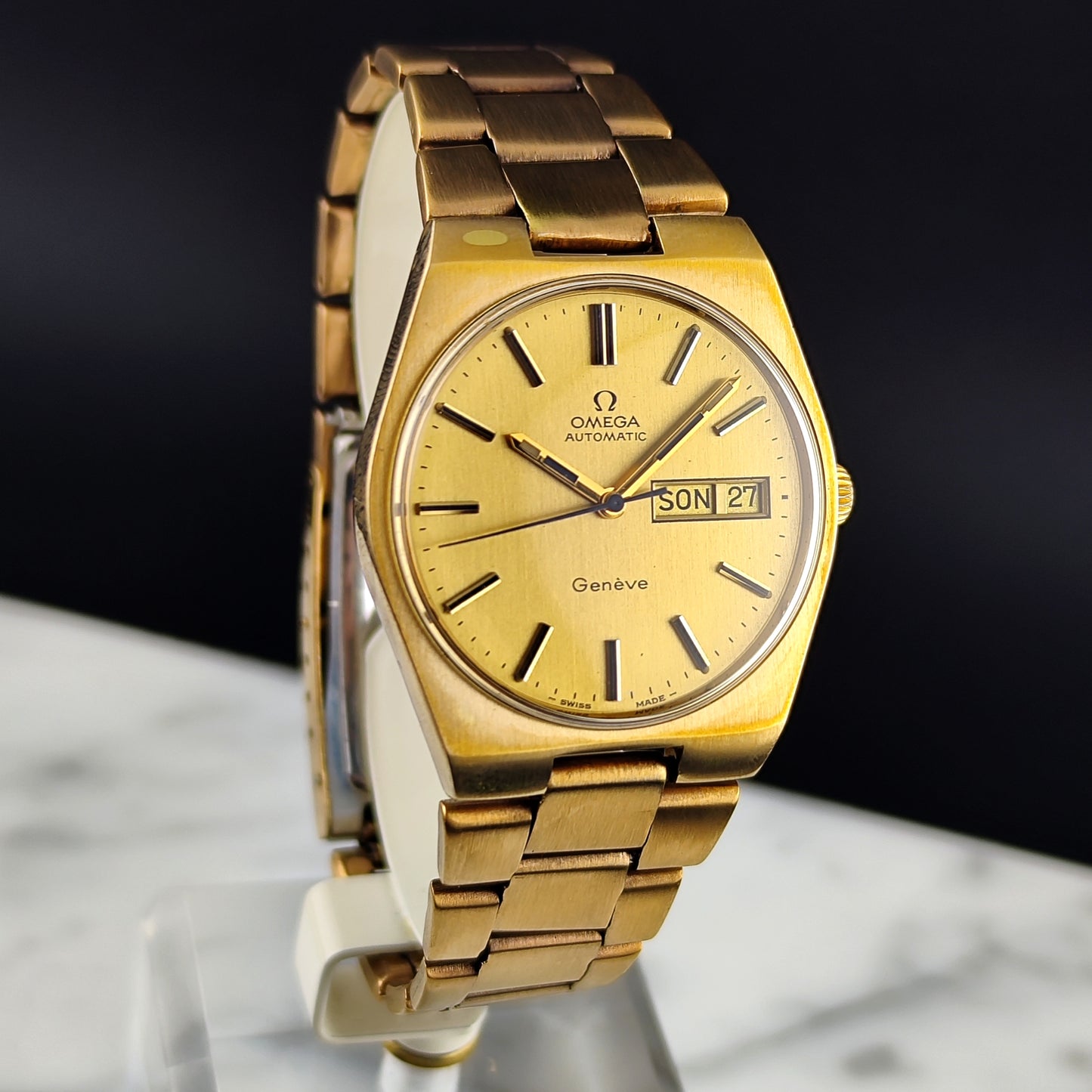 OMEGA Genéve Gold Day-Date Bracelet 1972 Serviced 03/2026 [REF. 166.0125]