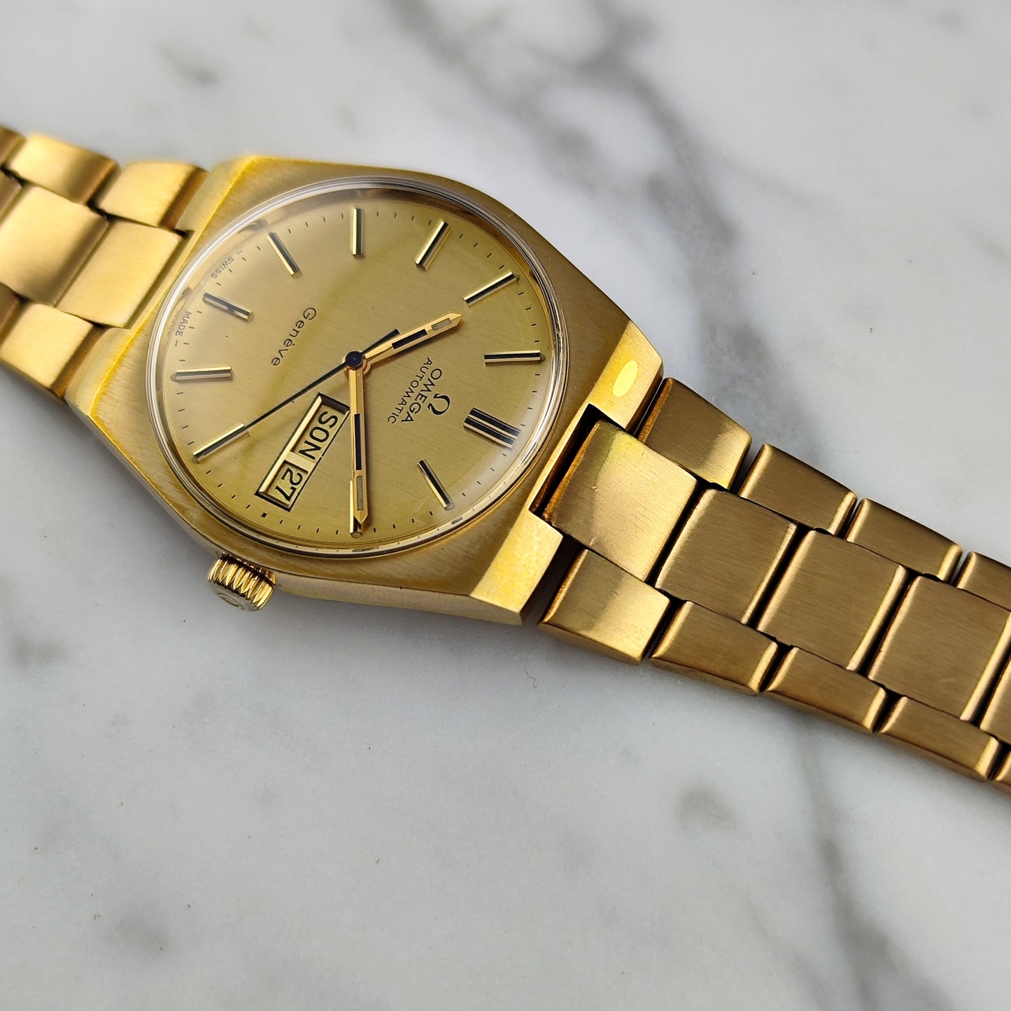 OMEGA Genéve Gold Day-Date Bracelet 1972 Serviced 03/2026 [REF. 166.0125]
