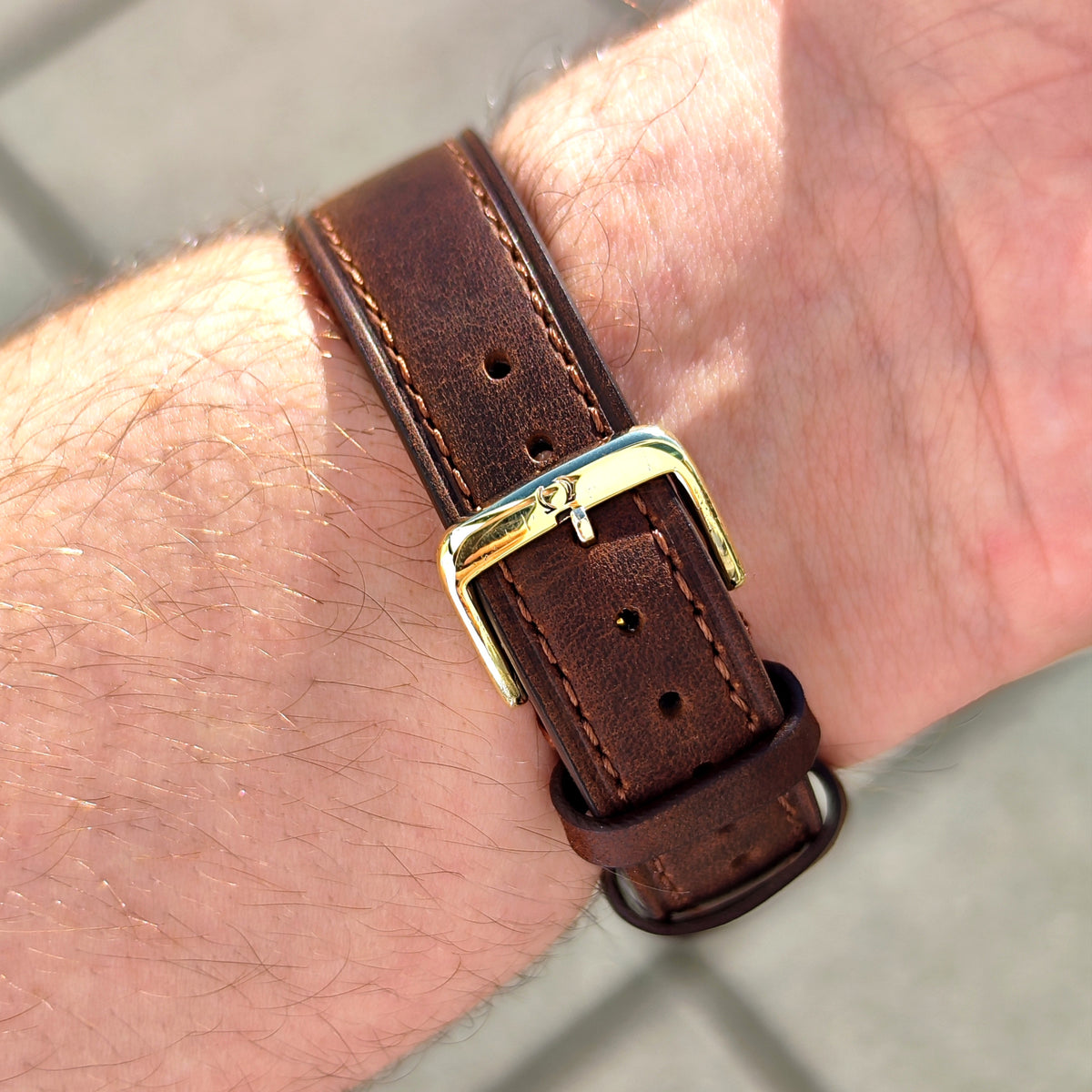 Omega Genéve Gold Day-Date Brown Dial 1972 Serviced 10/2026 – Bild 3