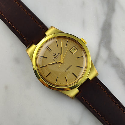 OMEGA Genéve Gold Dial 1973 Serviced 06/2026 [REF. 166.0173]