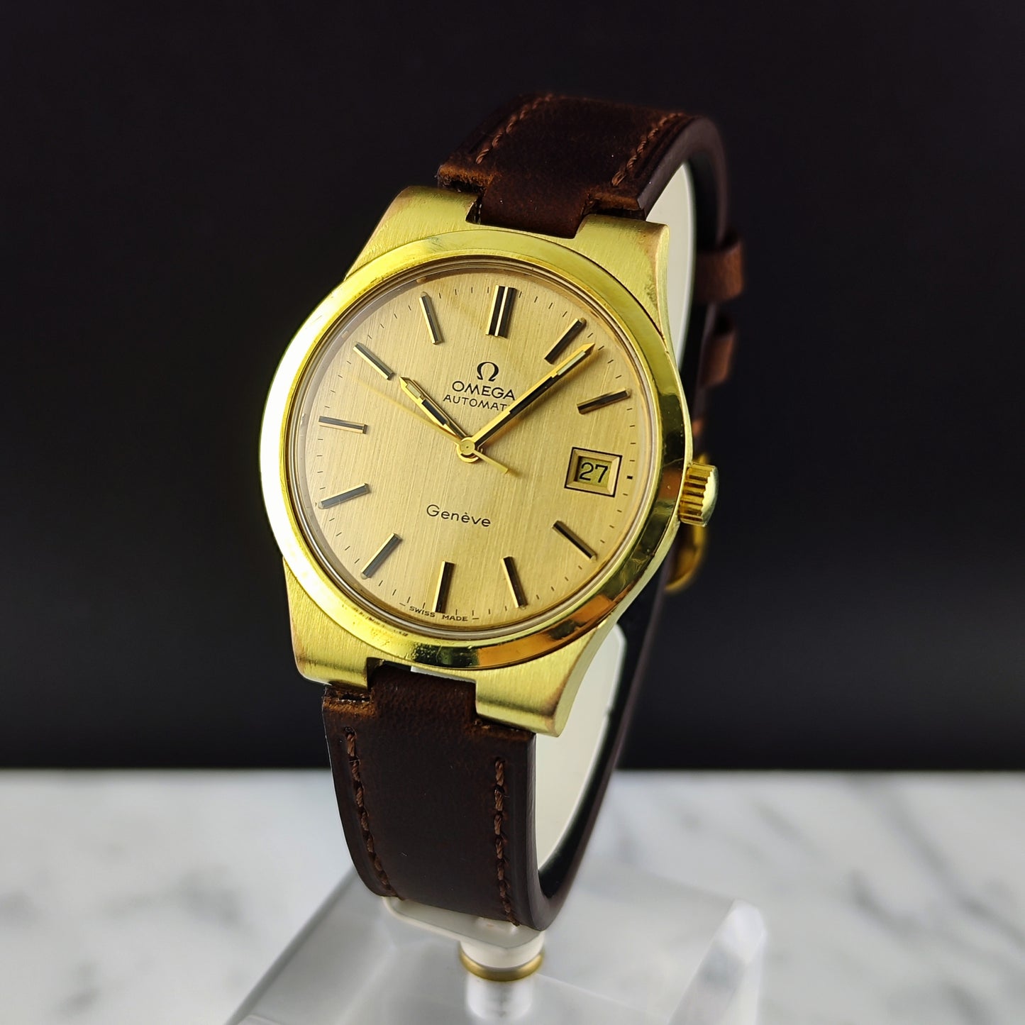 OMEGA Genéve Gold Dial 1973 Serviced 06/2026 [REF. 166.0173]