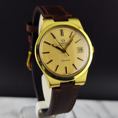 OMEGA Genéve Gold Dial 1973 Serviced 06/2026 [REF. 166.0173]