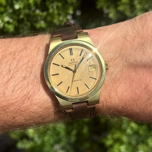 OMEGA Genéve Gold Dial 1973 Serviced 06/2026 [REF. 166.0173]