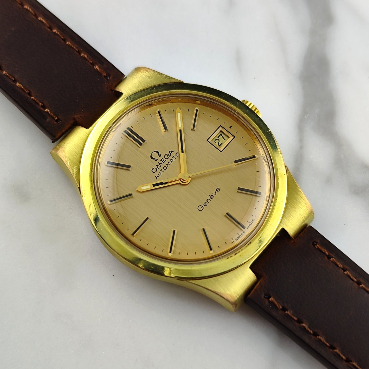 OMEGA Genéve Gold Dial 1973 Serviced 06/2026 [REF. 166.0173]