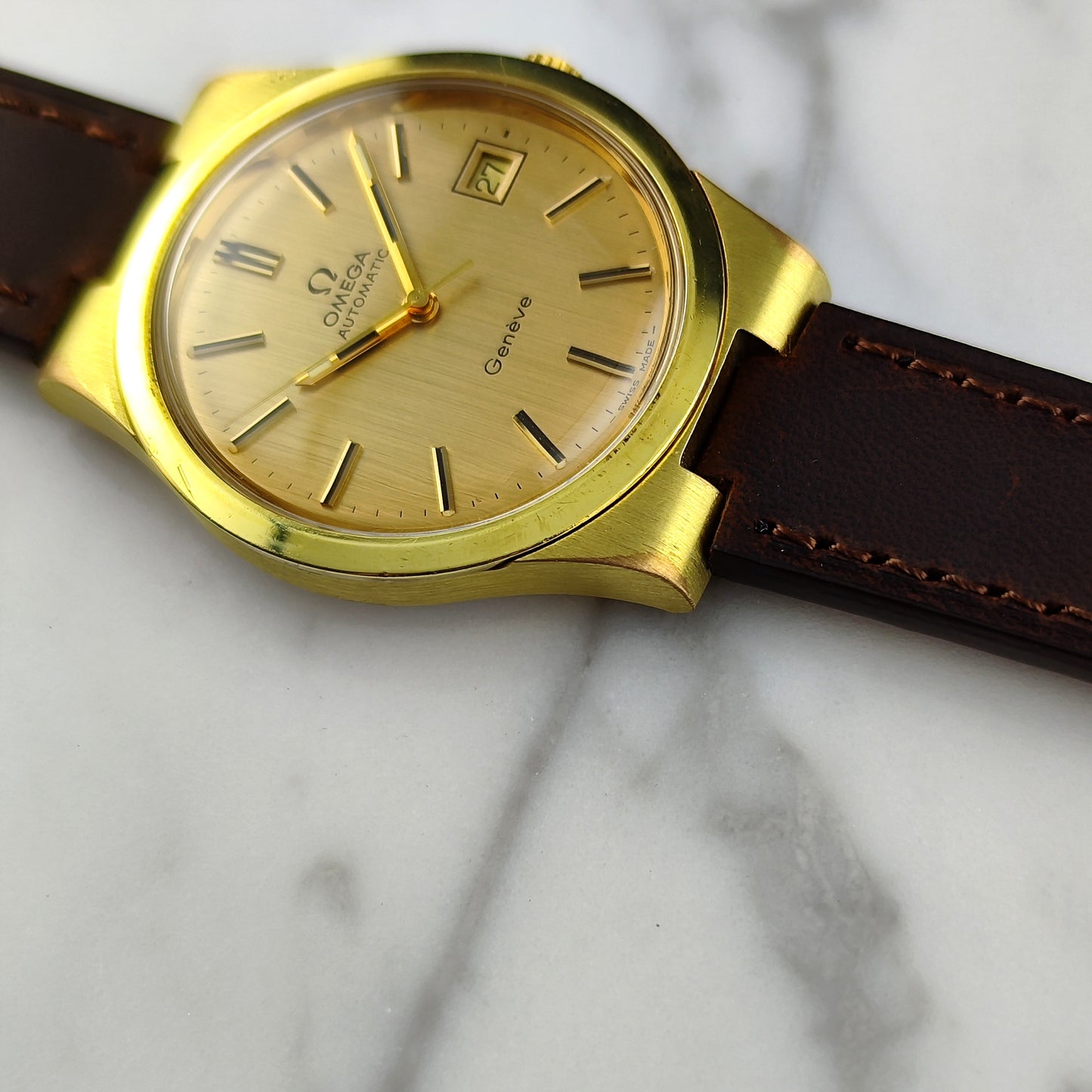 OMEGA Genéve Gold Dial 1973 Serviced 06/2026 [REF. 166.0173]