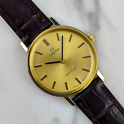 Omega Genéve Gold Dial 1974 Serviced 09/2026 – Bild 1