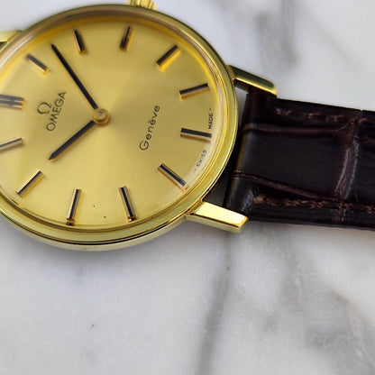Omega Genéve Gold Dial 1974 Serviced 09/2026 – Bild 11