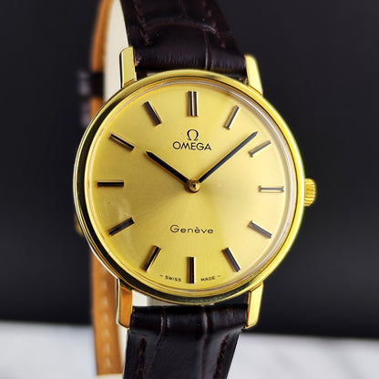 Omega Genéve Gold Dial 1974 Serviced 09/2026 – Bild 4