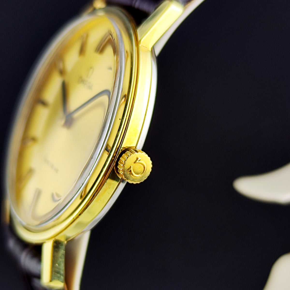Omega Genéve Gold Dial 1974 Serviced 09/2026 – Bild 5