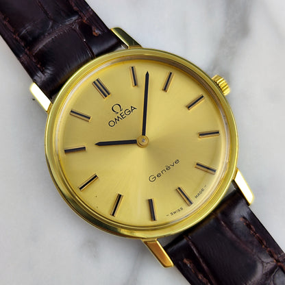 Omega Genéve Gold Dial 1974 Serviced 09/2026 – Bild 7