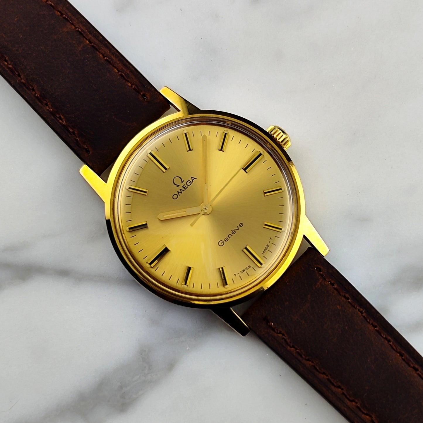 OMEGA Genève Gold Mint+ with Box 1970 [REF. 135.070]