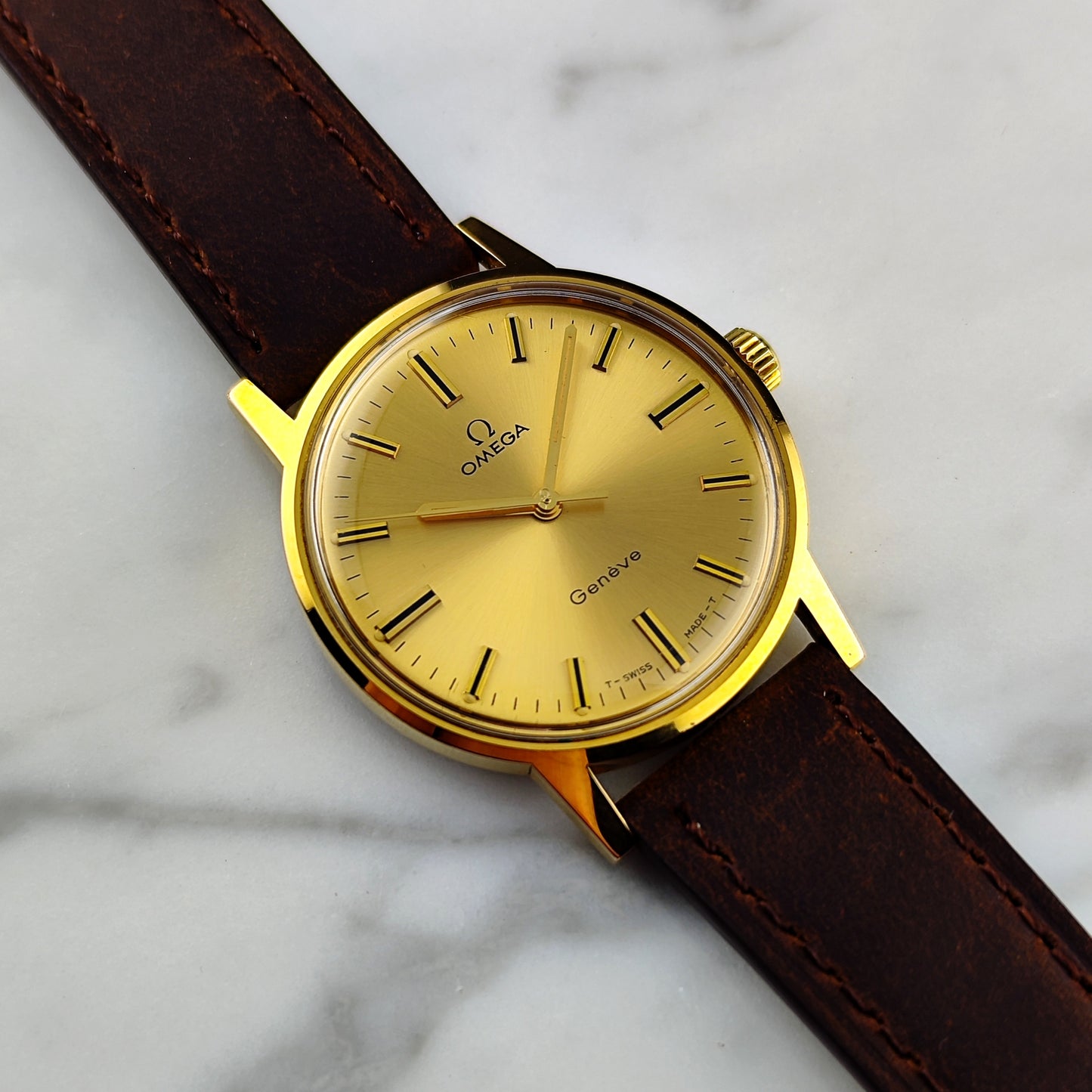 OMEGA Genève Gold Mint+ with Box 1970 [REF. 135.070]