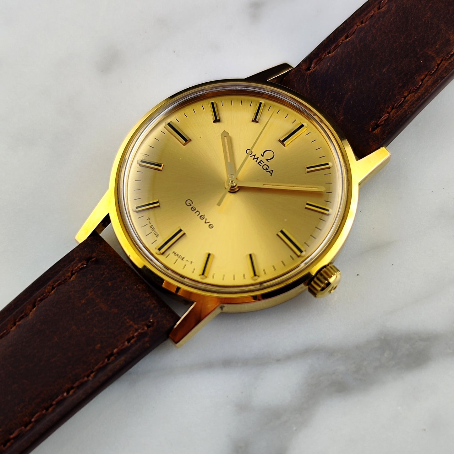 OMEGA Genève Gold Mint+ with Box 1970 [REF. 135.070]