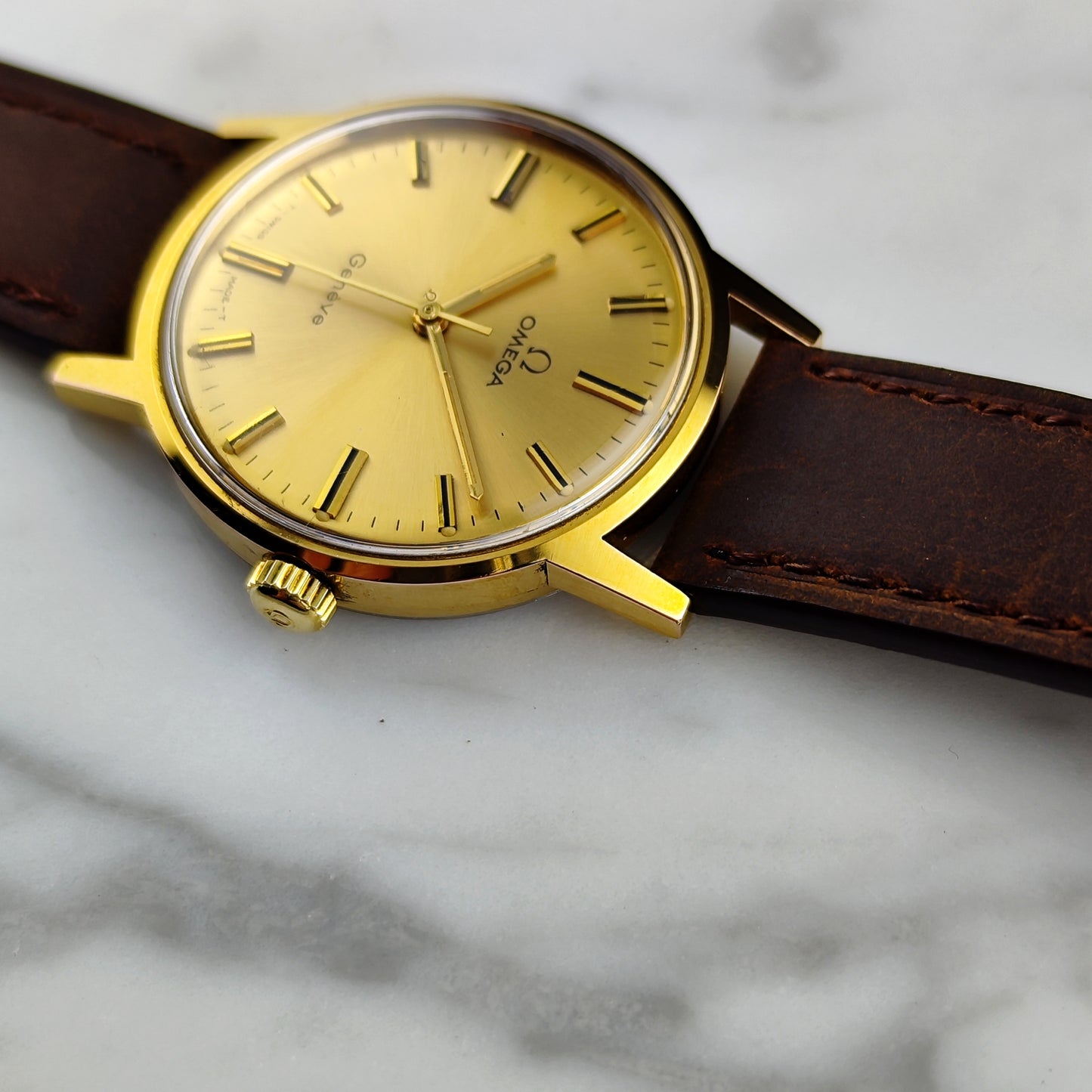 OMEGA Genève Gold Mint+ with Box 1970 [REF. 135.070]