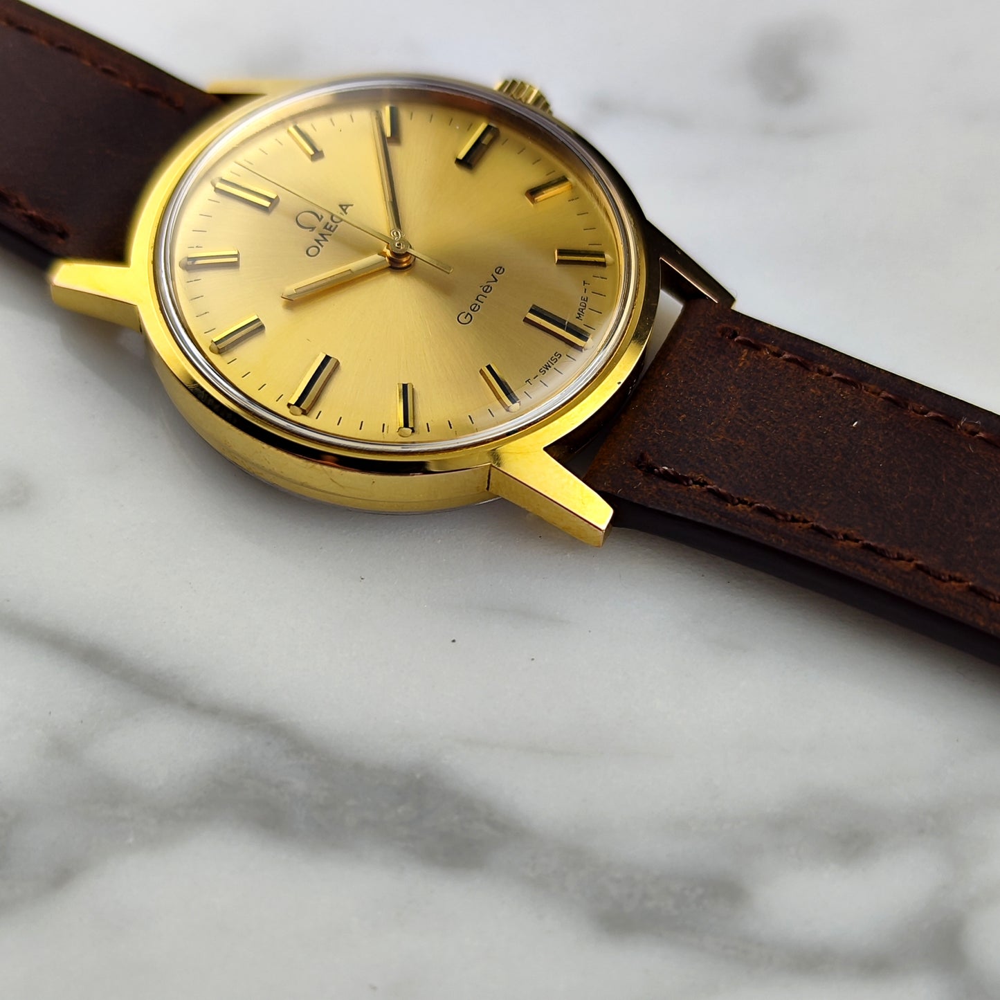 OMEGA Genève Gold Mint+ with Box 1970 [REF. 135.070]