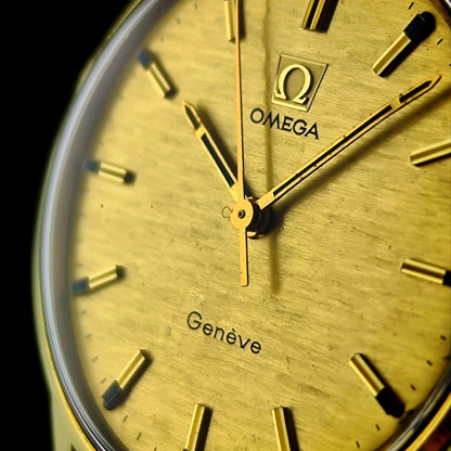 OMEGA Genéve Gold Mosaic Dial 1970 Serviced 04/2026 [REF. 135.070]