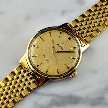 OMEGA Genéve Gold Mosaic Dial 1970 Serviced 04/2026 [REF. 135.070]