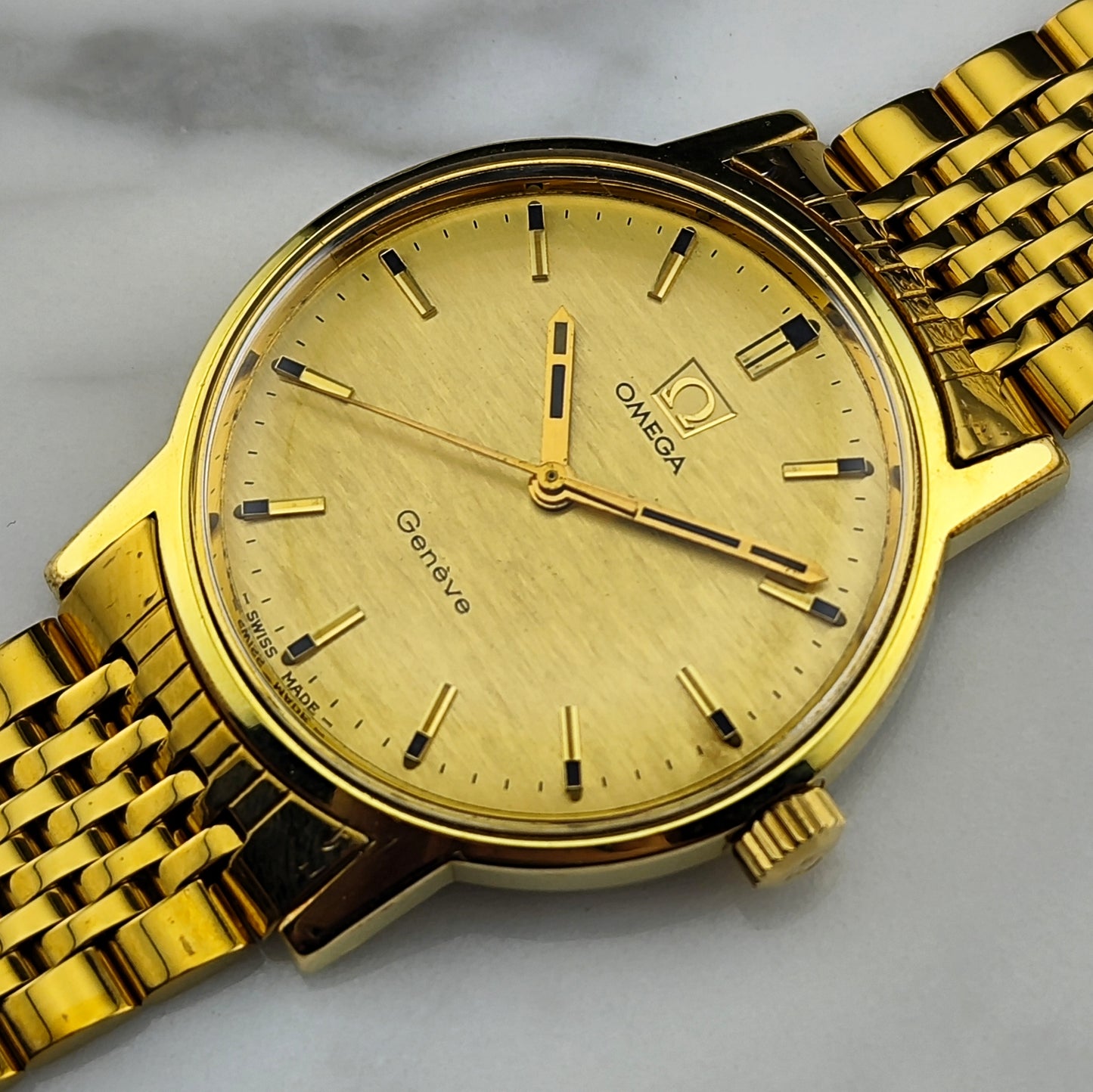 OMEGA Genéve Gold Rare Mosaic Dial [REF. 135.070]