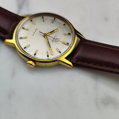 OMEGA Genéve Gold Rare Mosaic Dial White 1970 [REF. 135.070]