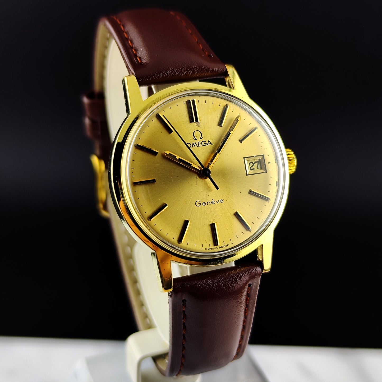 OMEGA Genéve Gold Sunburst Dial 1971 [REF. 136.0098]