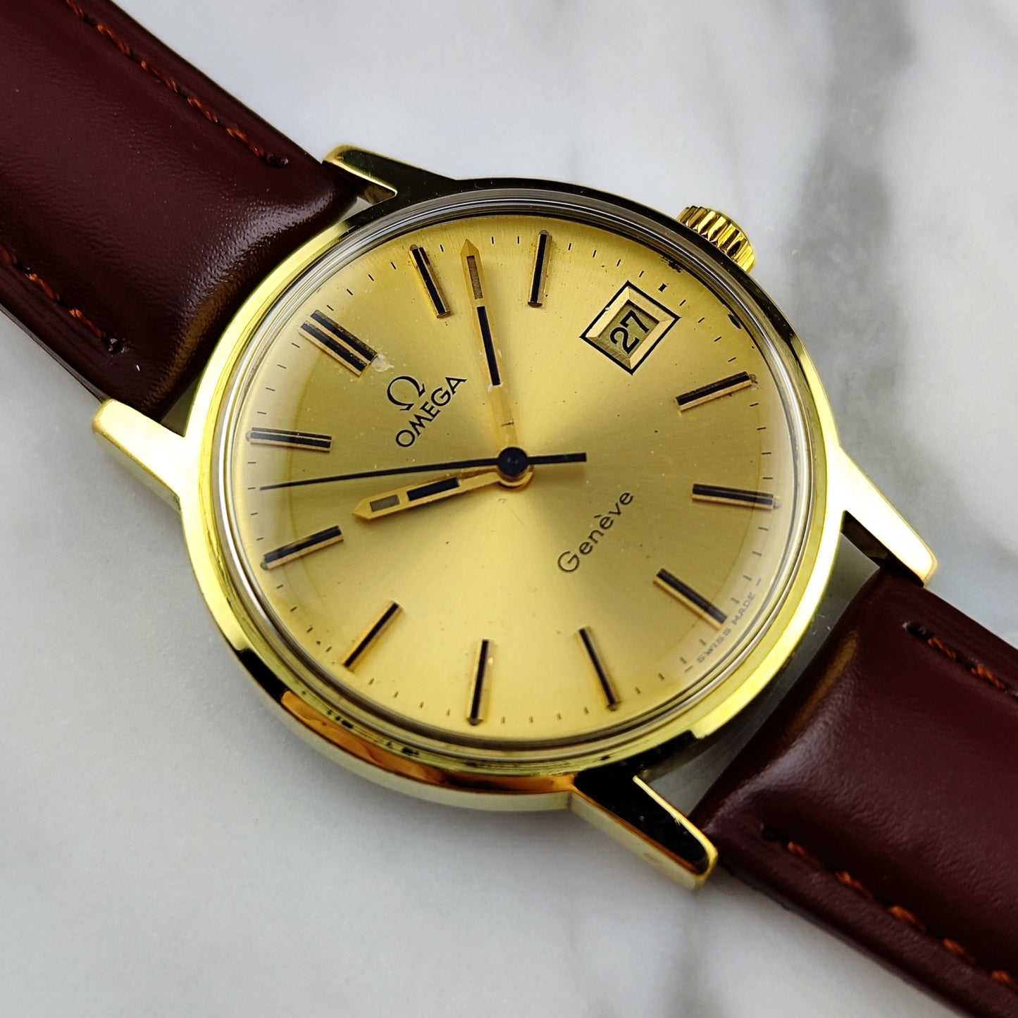 OMEGA Genéve Gold Sunburst Dial 1971 [REF. 136.0098]