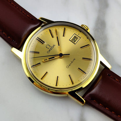 OMEGA Genéve Gold Sunburst Dial 1971 [REF. 136.0098]