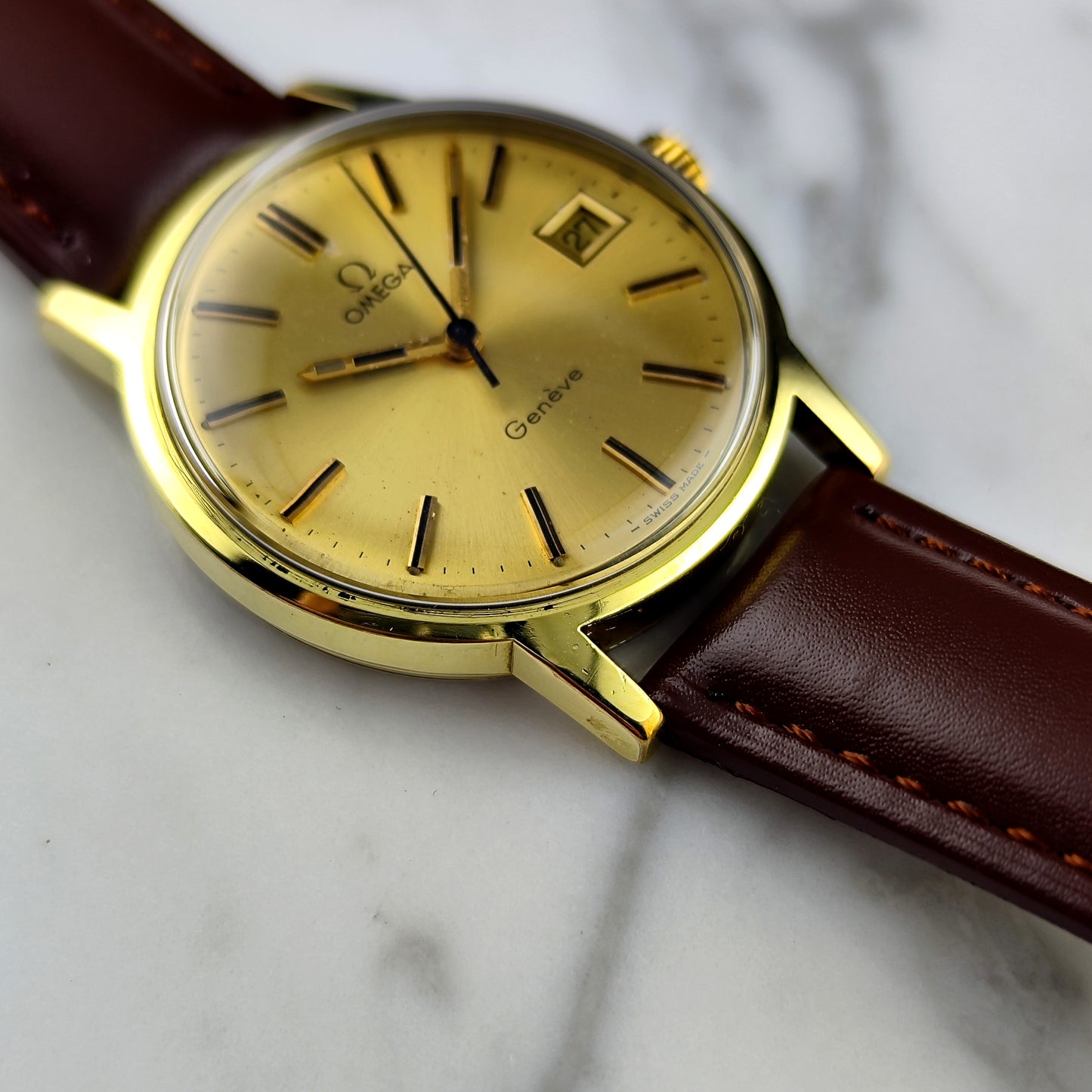 OMEGA Genéve Gold Sunburst Dial 1971 [REF. 136.0098]