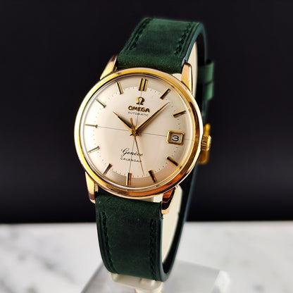 OMEGA Genéve Gold White Crosshair Dial Pie Pan 1960 [REF. 14703]