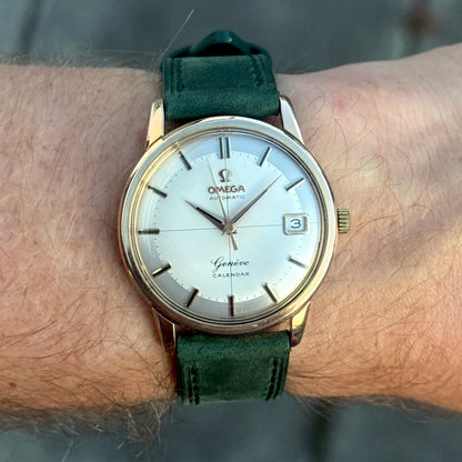 OMEGA Genéve Gold White Crosshair Dial Pie Pan 1960 [REF. 14703]