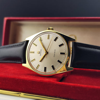 OMEGA Genéve Gold White Dial Serviced Mint+ with Box [REF. 135.041]