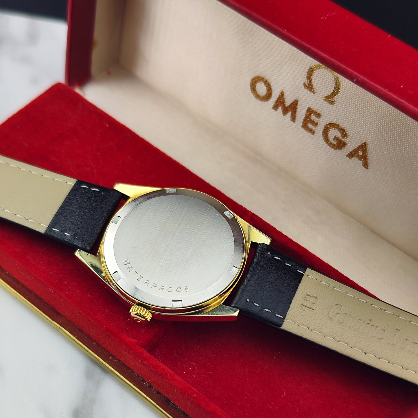 OMEGA Genéve Gold White Dial Serviced Mint+ with Box [REF. 135.041]