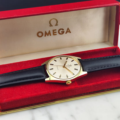OMEGA Genéve Gold White Dial Serviced Mint+ with Box [REF. 135.041]