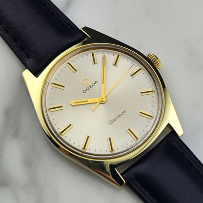 OMEGA Genéve Gold White Dial Serviced Mint+ with Box [REF. 135.041]